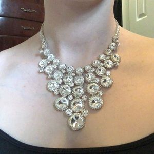Formal crystal necklace